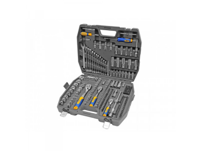 Набор инструмента 1/2"Dr, 3/8"Dr и 1/4"Dr 218 предметов от KRAFT Набор инструмента 1/2"Dr, 3/8"Dr и 1/4"Dr 218 предметов