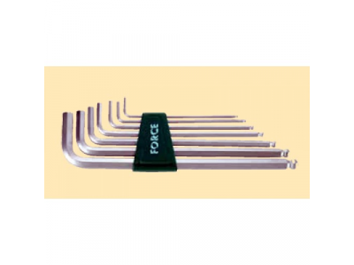 5072XLBS Набор шестигранников дюймовых Г-образн. длинн.с шаром 7 предм. от FORCE 5072XLBS Набор шестигранников дюймовых Г-образн. длинн.с шаром 7 предм.