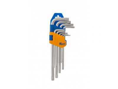 Набор ключей торцевых Г-образных torx, 9шт от KRAFT Набор ключей торцевых Г-образных torx, 9шт