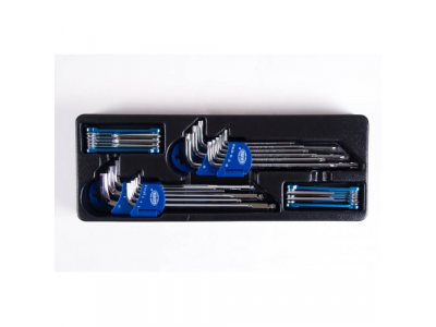 Набор шестигранных и Torx ключей 4 комплекта в ложементе от LICOTA Набор шестигранных и Torx ключей 4 комплекта в ложементе