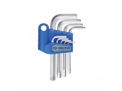 Набор Г-образных шестигранников 1/16"-3/8", 9 предметов KING TONY