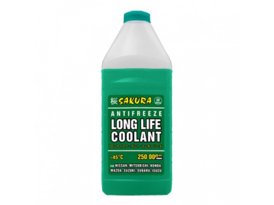 Антифриз "SAKURA" GREEN 1кг от SAKURA Антифриз "SAKURA" GREEN 1кг