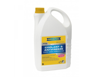 Антифриз концентрат жёлтый RAVENOL TTC Traditional Technology Coolant Concent ( 5л)