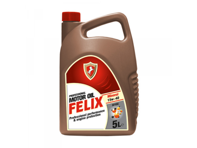 Масло мот. FELIX Mineral 15W40 мин. 5л SF/CC