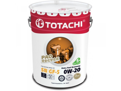 Масло моторное TOTACHI Extra Fuel SN синт. 0W20 20л