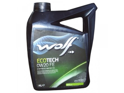 Моторное масло WOLF ECOTECH 0W20 D1 FE 4L