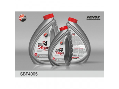 Тормозная жидкость DOT 4, 455г от FENOX Тормозная жидкость DOT 4, 455г
