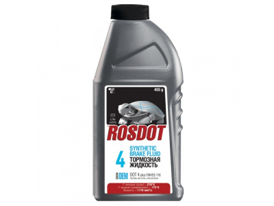 Тормозная жидкость ROSDOT 4 455 гр от ROSDOT Тормозная жидкость ROSDOT 4 455 гр