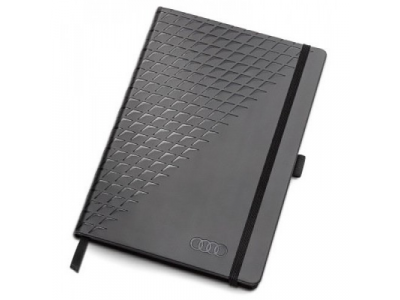 Записная книжка Audi Notebook, Black, DIN A5 от VAG Записная книжка Audi Notebook, Black, DIN A5