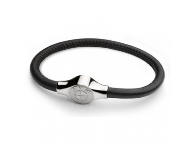 Кожаный браслет унисекс BMW Leather Bracelet, Unisex, артикул 80232410952 от BMW Кожаный браслет унисекс BMW Leather Bracelet, Unisex, артикул 80232410952
