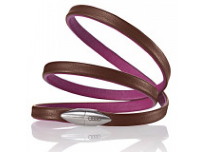 Двухцветный женский кожаный браслет Audi Women’s leather bracelet, two-tone, артикул 3291100900 от VAG Двухцветный женский кожаный браслет Audi Women’s leather bracelet, two-tone, артикул 3291100900