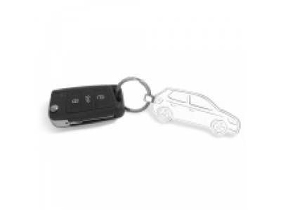 Металлический брелок Skoda Fabia Metall Keyring with chip