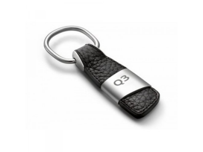 Брелок Audi Q3 Key ring leather, артикул 3181400213 от VAG Брелок Audi Q3 Key ring leather, артикул 3181400213