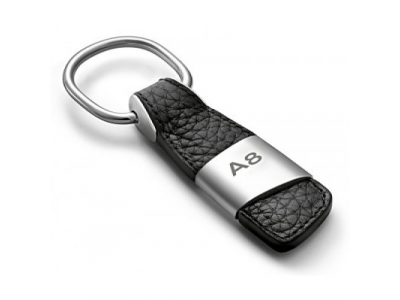 Брелок Audi A8 Key ring leather, артикул 3181400208 от VAG Брелок Audi A8 Key ring leather, артикул 3181400208