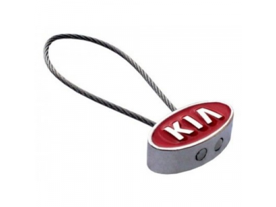 Металлический брелок Kia Metall Keyring, Red, артикул R8480AC461K