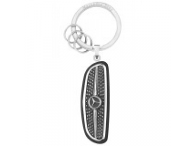 Брелок Mercedes-Benz Key Ring Atlanta, Silver/Black