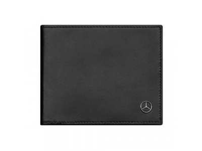 Кожаный кошелек Mercedes-Benz Wallet, Calfskin, RFID, Black