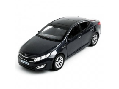 Модель автомобиля Kia Optima, черная, масштаб 1:38, артикул 99F70AQ711DG