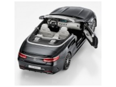 Модель Mercedes-Benz S-Class Cabriolet, Magnetite Black Metallic, 1:18 Scale, артикул B66960354