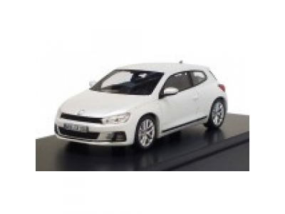 Модель автомобиля Volkswagen Scirocco, Scale 1:43, White Pearl Metallic, артикул 1K8099300Q0K1