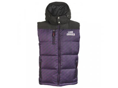 Мужской жилет Toyota Land Cruiser Men's Vest, Weekend, Black/Purple, артикул TMSUV3M02M00