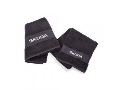Комплект из двух хлопковых полотенец Skoda Towel Set, артикул 000084500C