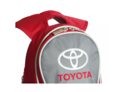 Рюкзак Toyota Slim Backpack, Red-Grey, артикул 01100225 от Toyota Рюкзак Toyota Slim Backpack, Red-Grey, артикул 01100225