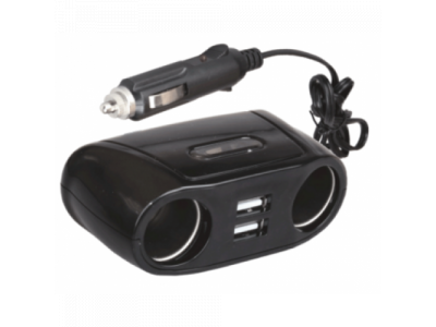 Разветвитель прикуривателя General Technologies на 2 гнезда+2 USB (gt-ps2u2)/32 от GENERAL TECHNOLOGIES Разветвитель прикуривателя General Technologies на 2 гнезда+2 USB (gt-ps2u2)/32