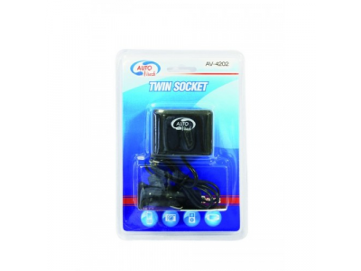 Разветвитель прикуривателя (зарядное устройство) 2-ой от AUTOVIRAZH Разветвитель прикуривателя (зарядное устройство) 2-ой