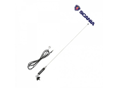 Антенна врезная активная 110см черная (Scania тягач) (кабель 2м) от AVG Антенна врезная активная 110см черная (Scania тягач) (кабель 2м)