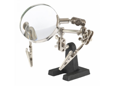 Зажим для пайки "Третья рука" с лупой SPARTA от SPARTA Зажим для пайки "Третья рука" с лупой SPARTA