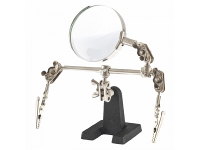 Зажим для пайки "Третья рука" с лупой SPARTA от SPARTA Зажим для пайки "Третья рука" с лупой SPARTA