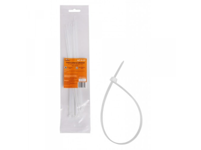 Стяжки (хомуты) кабельные 3,6*250 мм, пластиковые, белые, 10 шт. AIRLINE от Airline Стяжки (хомуты) кабельные 3,6*250 мм, пластиковые, белые, 10 шт. AIRLINE