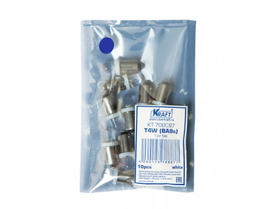 Светодиодная лампа T4W (BA9s) 12v blue от KRAFT Светодиодная лампа T4W (BA9s) 12v blue
