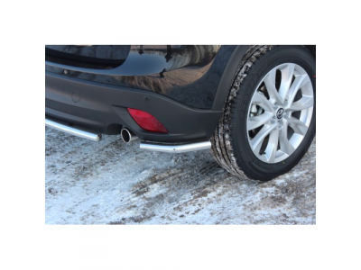 Защита задняя уголки d42 Mazda CX-5 2012-, MCX5.76.1426