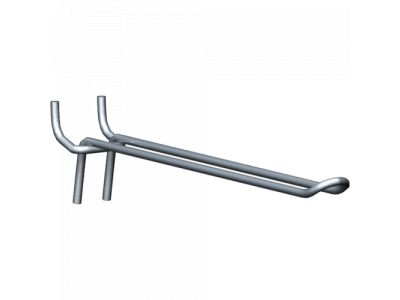 Упаковка двойных крючков для перфорированной панели (L-200мм), 25 штук. от ФЕРРУМ Упаковка двойных крючков для перфорированной панели (L-200мм), 25 штук.