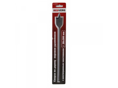 Сверло по дереву RedVerg перовое HCS 28x300 мм