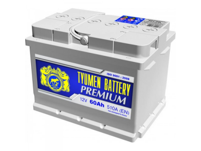 Аккумулятор 6ст - 60 (Тюмень) LA Premium низк. - оп от ТЮМЕНСКИЙ АККУМУЛЯТОРНЫЙ ЗАВОД Аккумулятор 6ст - 60 (Тюмень) LA Premium низк. - оп
